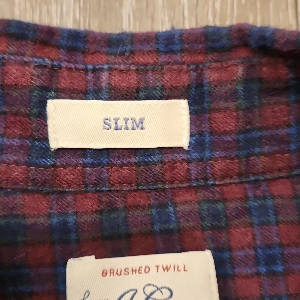 J Crew Flanel Button Up Shirt